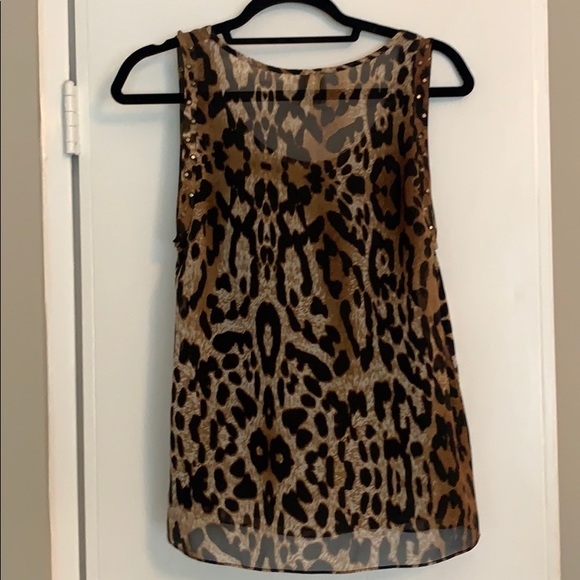 Sis Sis Leopard Studded Tank - Picture 4 of 5